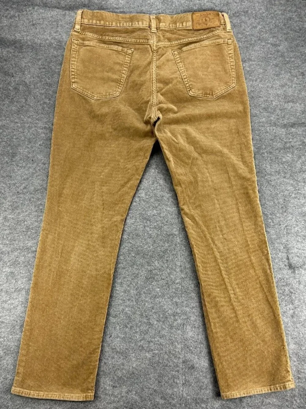 Polo Ralph‎ Lauren Corduroy Pants Mens 33/30 Brown The Varick Slim Straight Leg